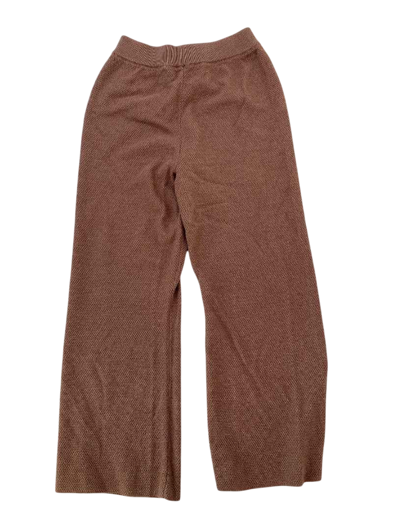 None Wide Leg Knit Pants