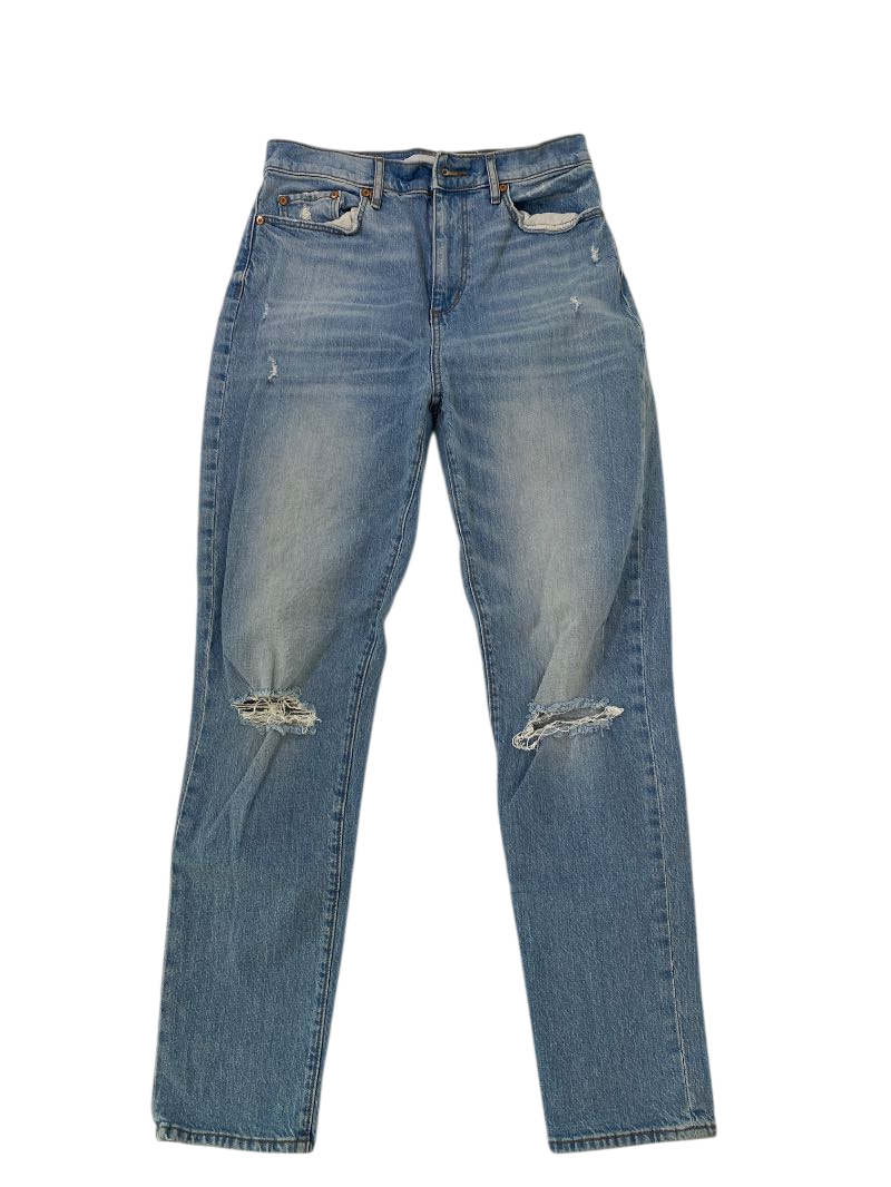 Loft Distressed Straight Leg Jeans