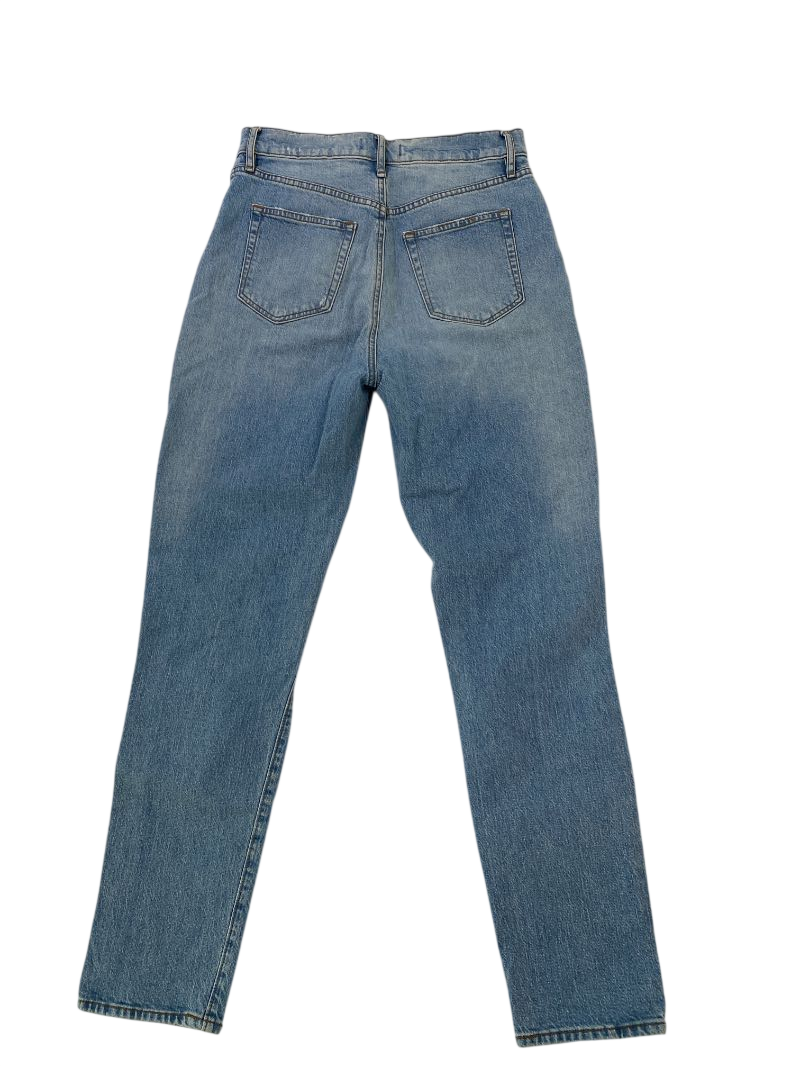 Loft Distressed Straight Leg Jeans