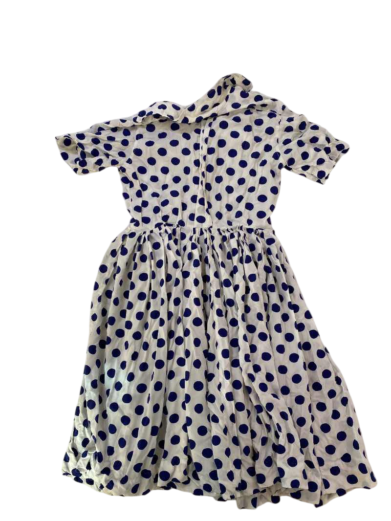 None Polka Dot Dress Vintage