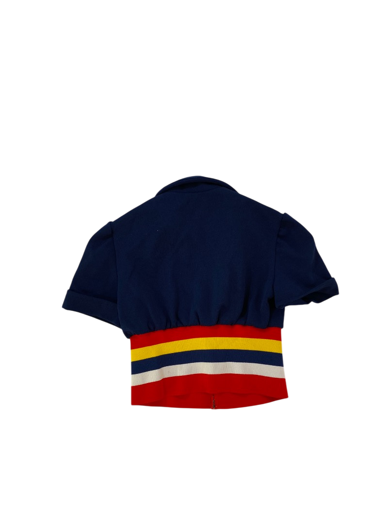 None Retro Cropped Jacket Vintage