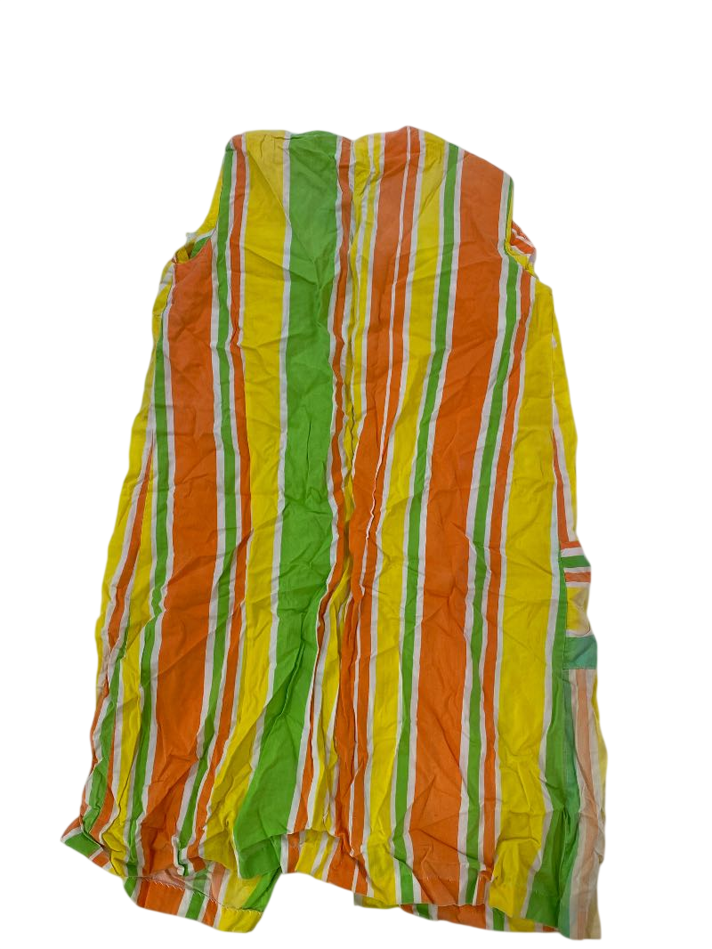 None Striped Button-Down Tunic Vintage