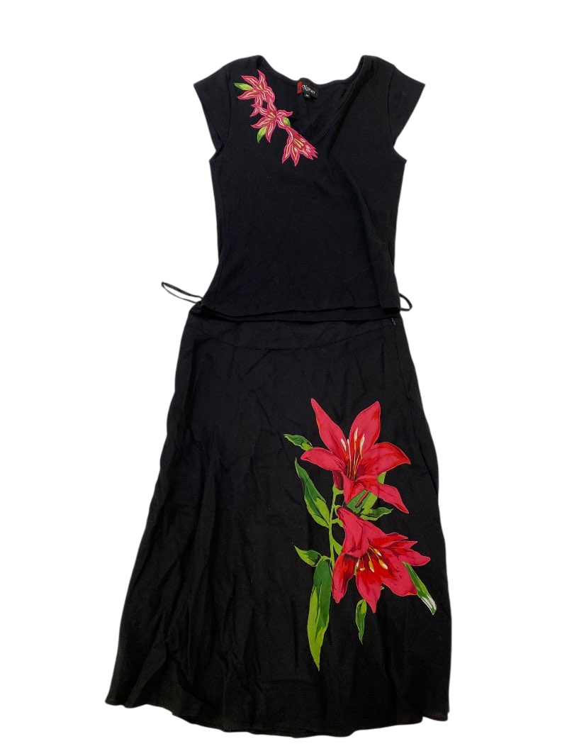 Nikky  Vintage Floral Maxi Dress Vintage