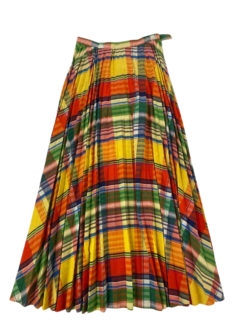 New Issues Vintage Plaid Skirt Vintage