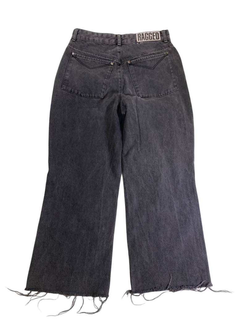 The Ragged Priest  Wide Leg with Star Details Jeans