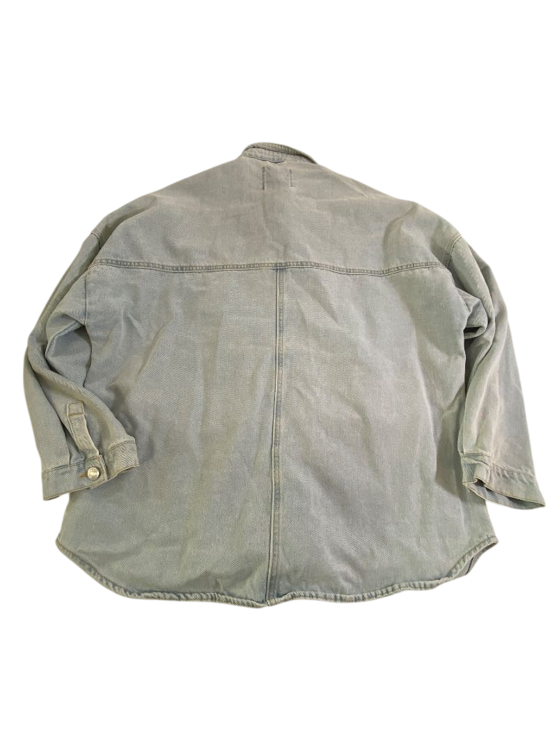 Stoosh  Button-Up Denim Shirt Long Sleeves