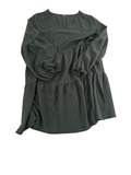 N/A V-Neck Tiered Dress Dresses