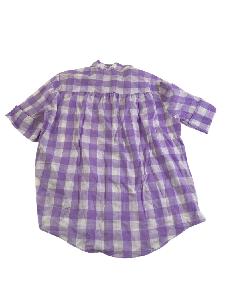 N/A Plaid Button-Up Shirt Vintage