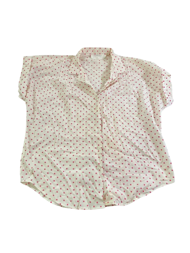N/A Button-up blouse Short Sleeves