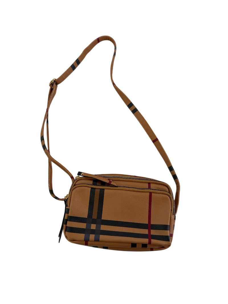 N/A Plaid crossbody bag Handbags