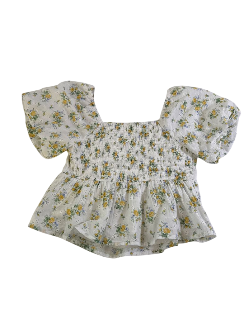 N/A Puff sleeves Short Sleeves