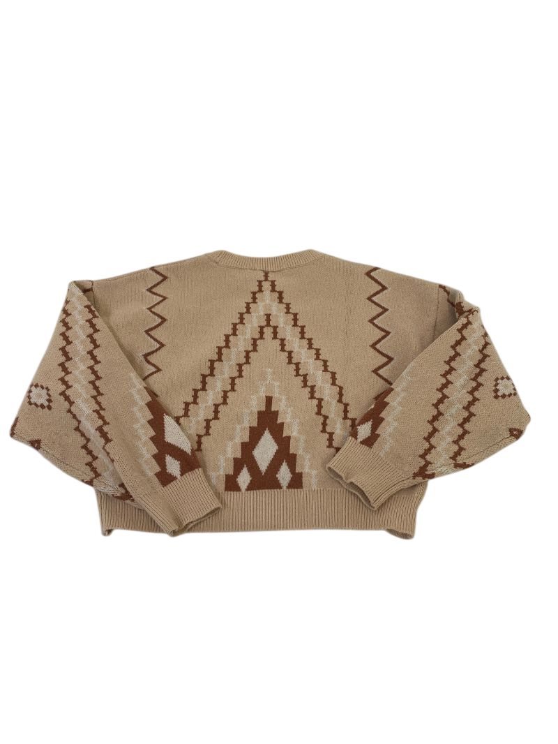 Willow & Root Geometric knit sweater Sweaters