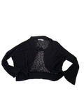 Xunzrln Open Knit Cardigan Long Sleeves