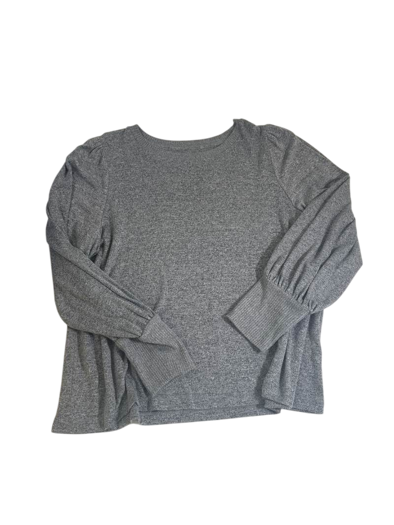 A.n.a Gathered sleeve top Long Sleeves