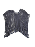 Mind Set Crochet Short Sleeve Short Sleeves