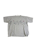 N/A Floral Embroidered Tee Vintage