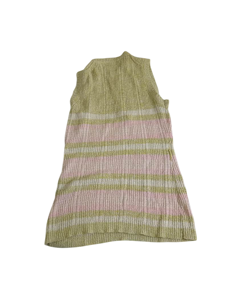 Vintage Striped Knit Sweater Tank Vintage