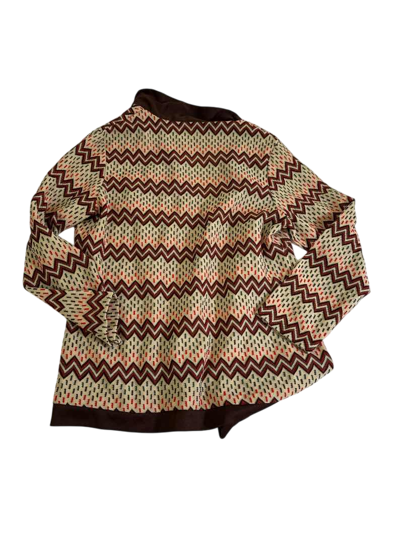 Vintage Chevron Pattern Cardigan Vintage