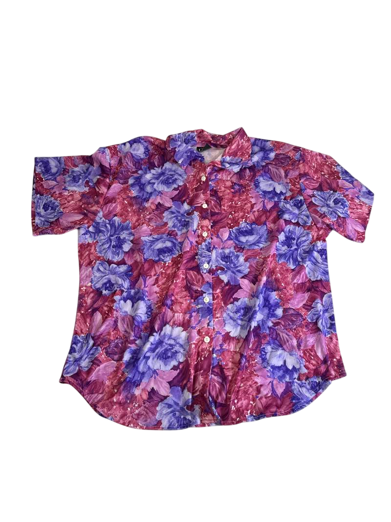 Lady Lori Vintage Floral Blouse Vintage
