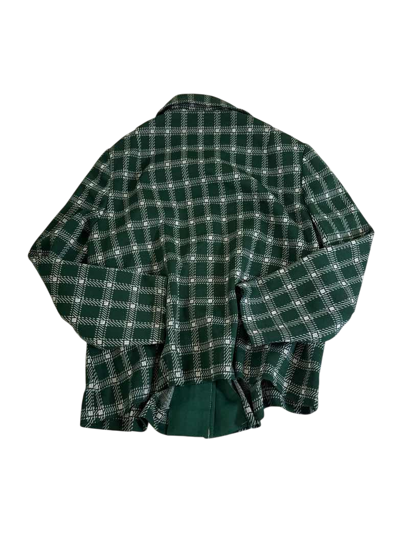 Lady Windsor Plaid Button-Up Jacket Vintage