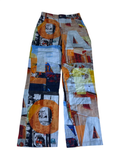 Peopermayo Wide Leg Graphic Pants