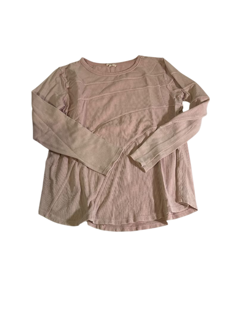 Easel Crew Neck Top Long Sleeves