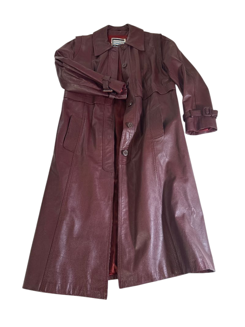 Suburban heritage  Vintage Leather Coat Vintage