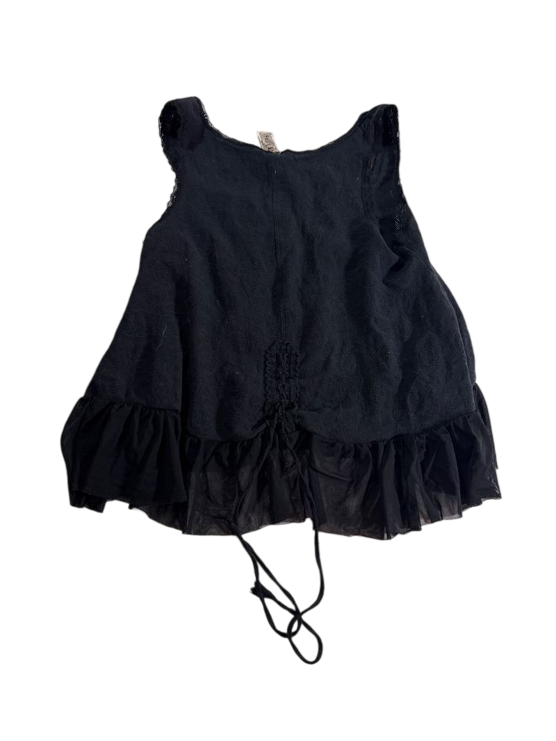Free People Ruffled Scoop Neck Tanks
