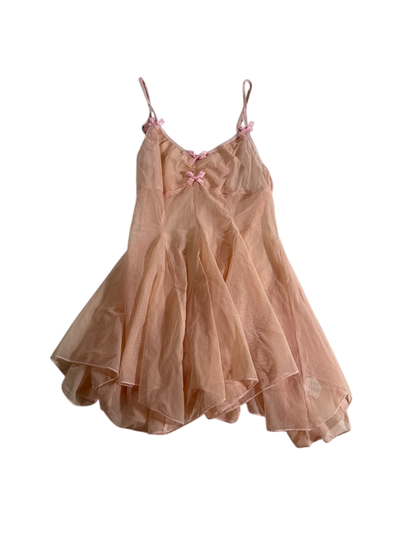 None Sheer Babydoll Tank Tanks
