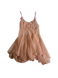 None Sheer Babydoll Tank Tanks