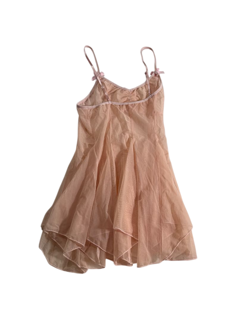 None Sheer Babydoll Tank Tanks
