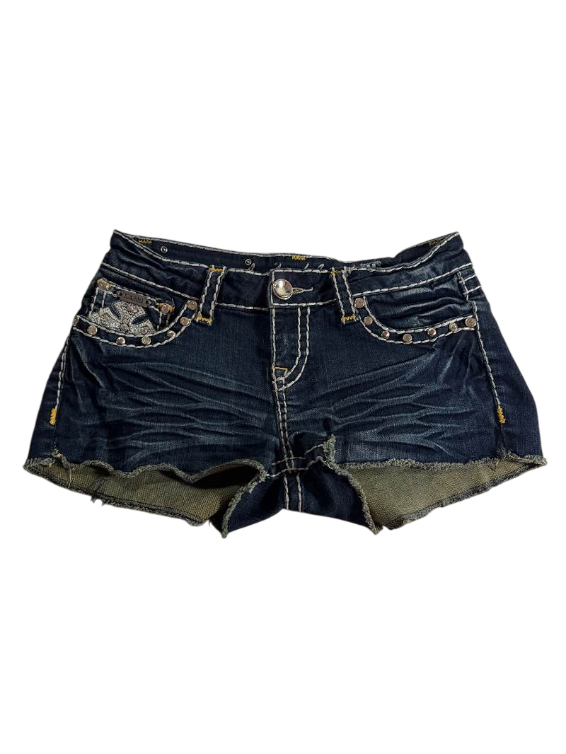 L.A Idol Distressed Denim Shorts Vintage