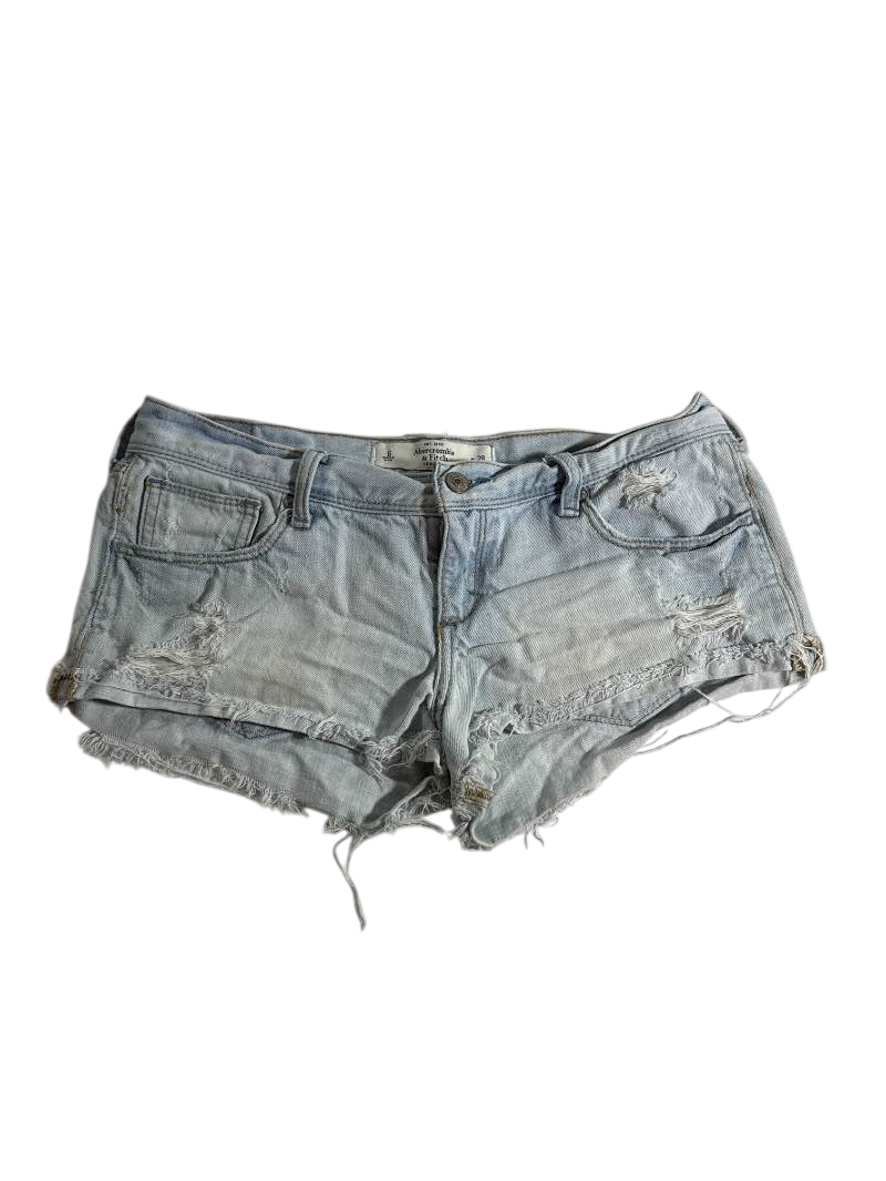Abercrombie & Fitch Distressed Denim Shorts Shorts