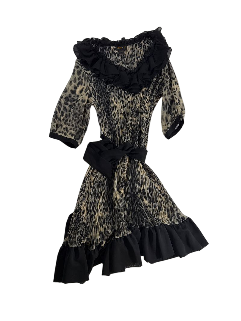 Jerry T Vintage Leopard Dress Vintage
