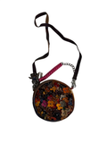 None Floral Appliqué Crossbody Handbags