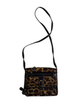 None Leopard Crossbody Bag Vintage