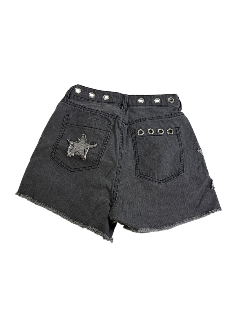 Hot Topic Distressed High-Waisted Shorts