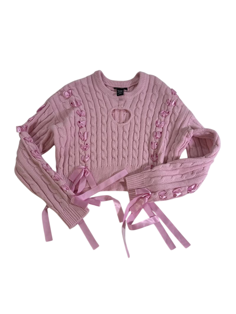 Hot Topic Cable Knit Cropped Sweaters