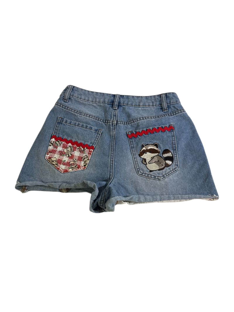 Hot Topic Patchwork denim shorts Shorts
