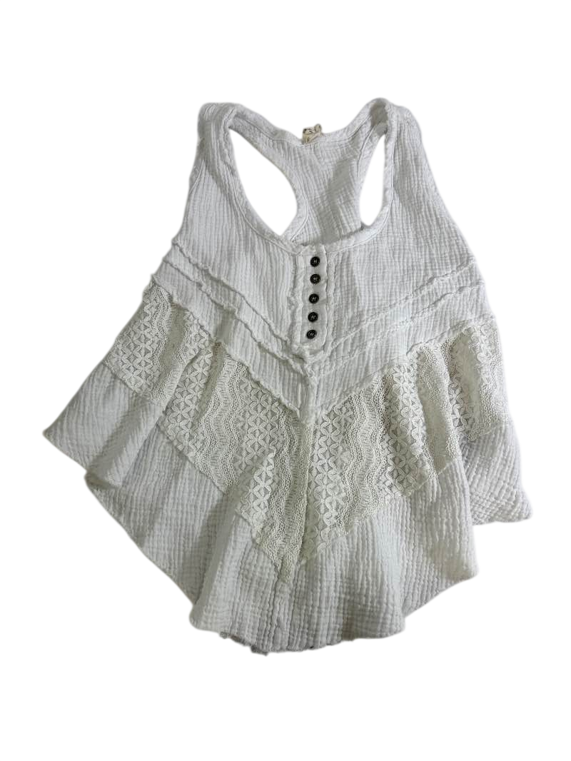 POL Racerback Lace Tank Tanks