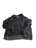 Silhoettes Embroidered Denim Blouse Vintage