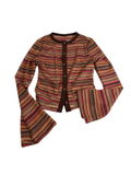 SHEIN Button-Up Flared Sleeves Long Sleeves