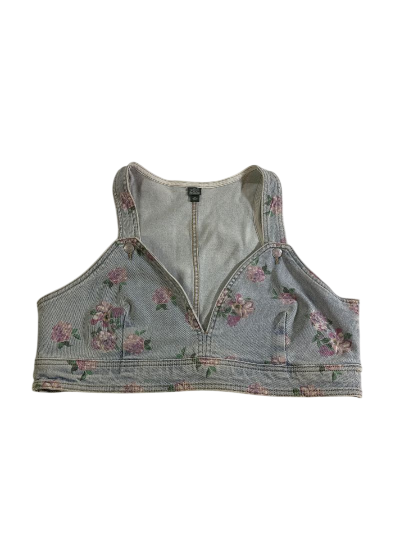 Wild Fable Floral Denim Tank Tanks