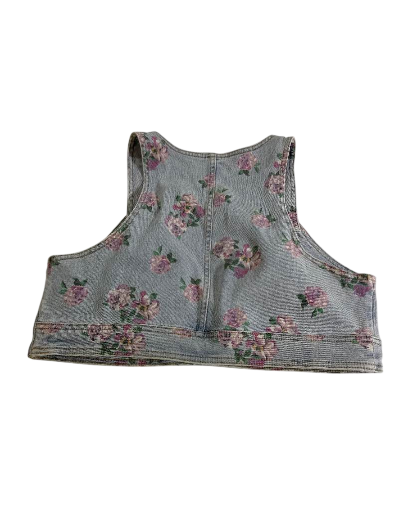 Wild Fable Floral Denim Tank Tanks