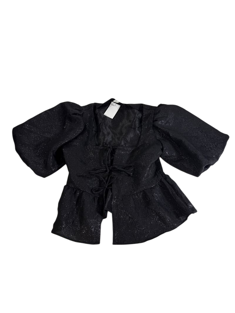 H&m Puff Sleeve Top Short Sleeves