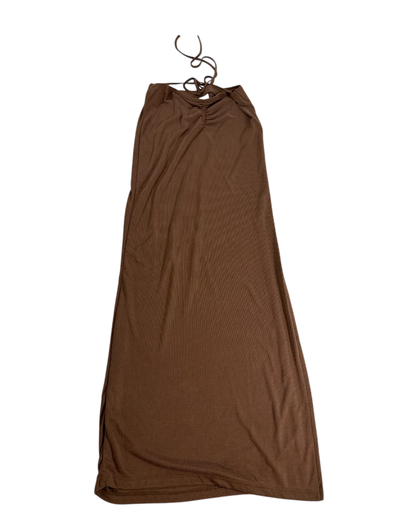 Topshop Ruched Midi Skirt