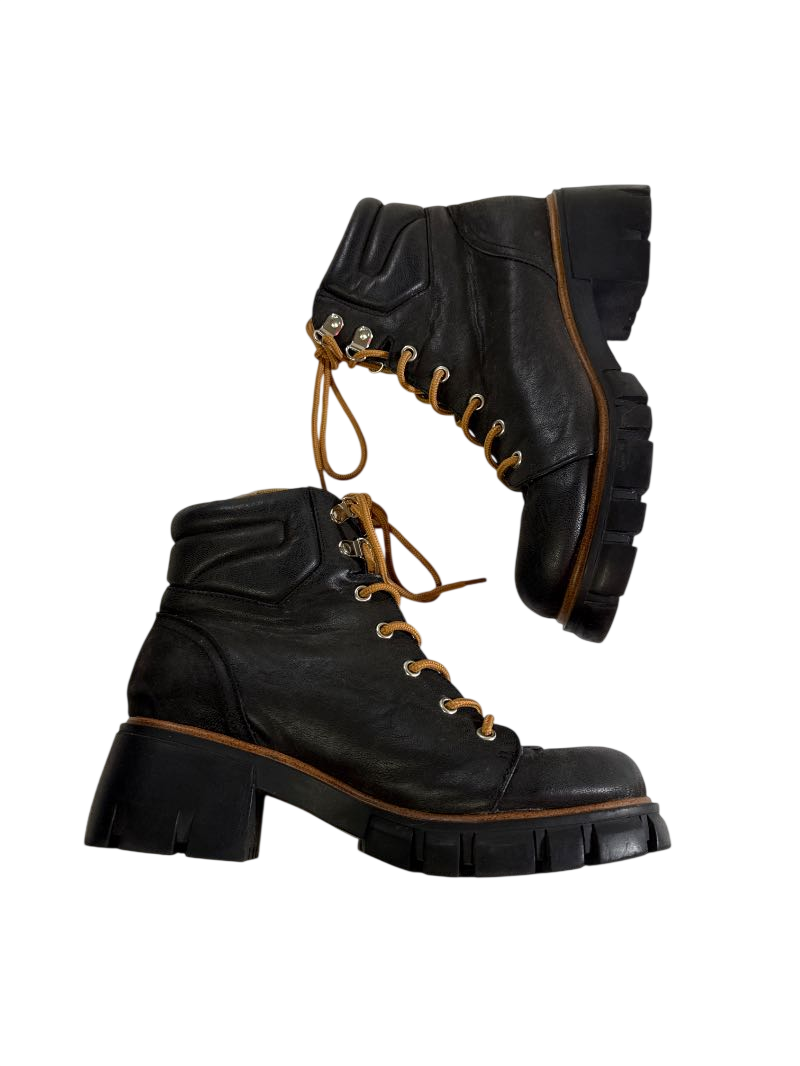 Mia Lace-Up Ankle Boots Boots