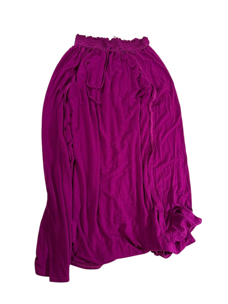 White Birch  Ruffled Midi Skirt Skirt