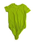White birch V-Neck Short Sleeve Bodysuit Short Sleeves