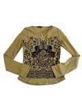 Morgan Vintage Metallic Blouse Vintage